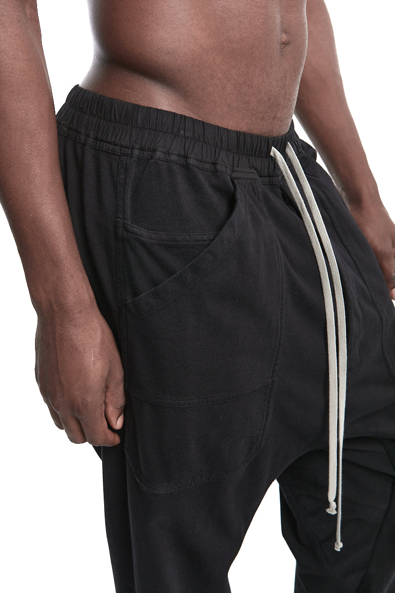 BLACK CLASSIC CARGO DRAWSTRING PANTS | RIG