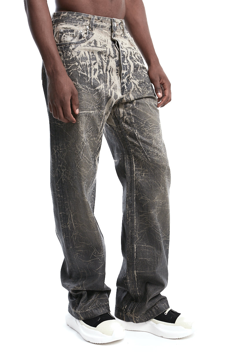 WASHED FOIL GETH JEANS