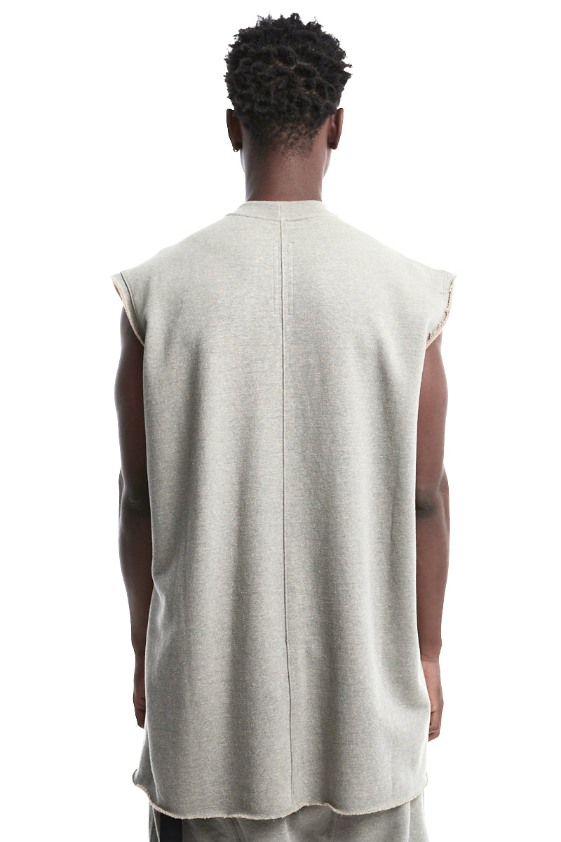 MELANGE GREY TARP TEE