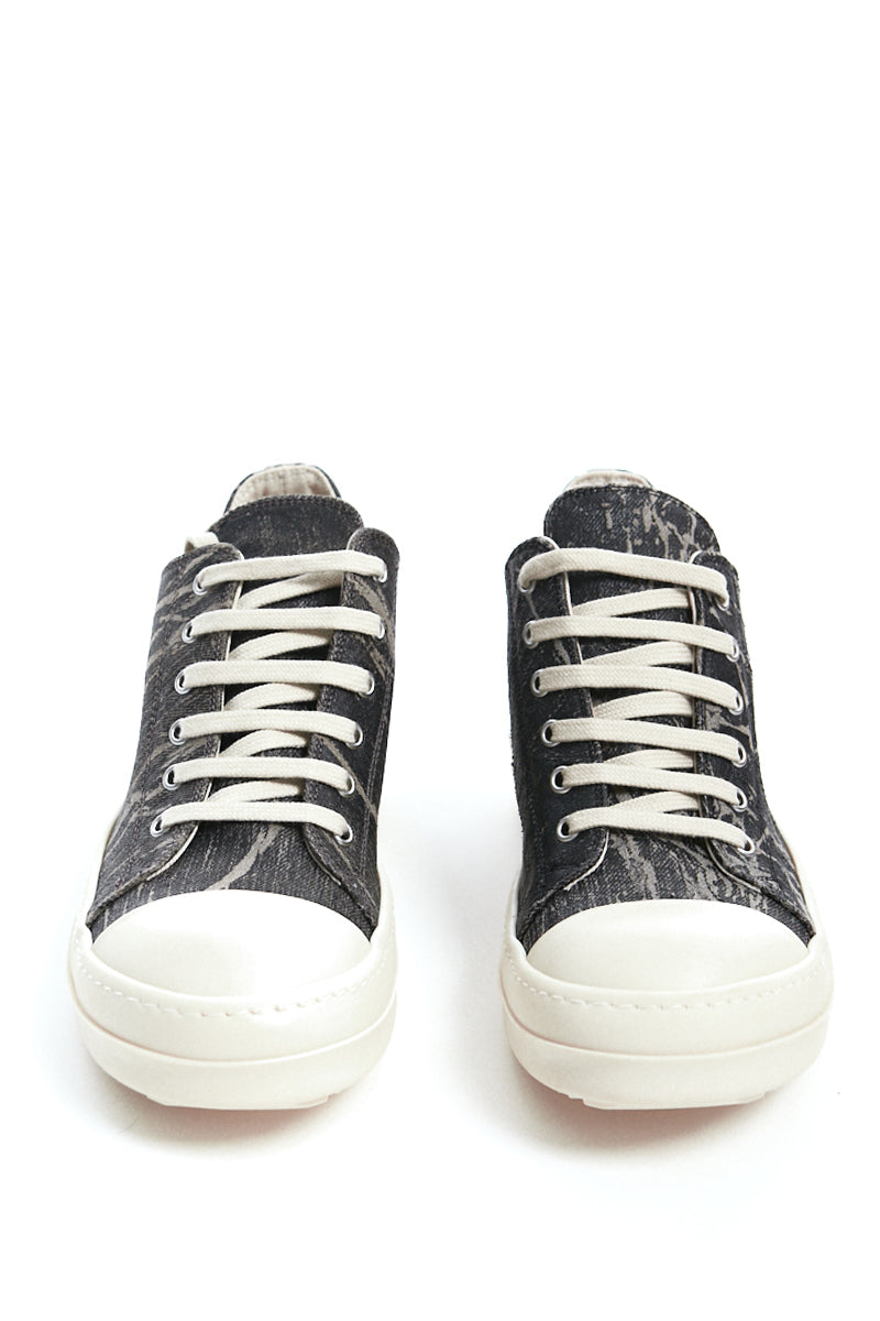 WASHED FOIL LOW DENIM SNEAKS