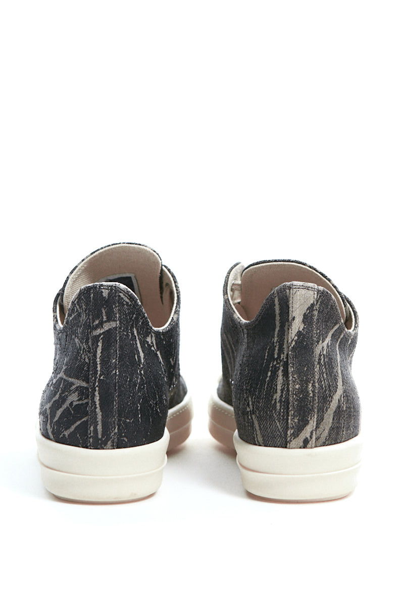 WASHED FOIL LOW DENIM SNEAKS