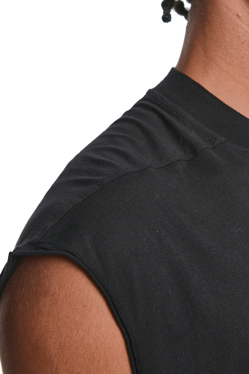 BLACK CROPPED TARP T