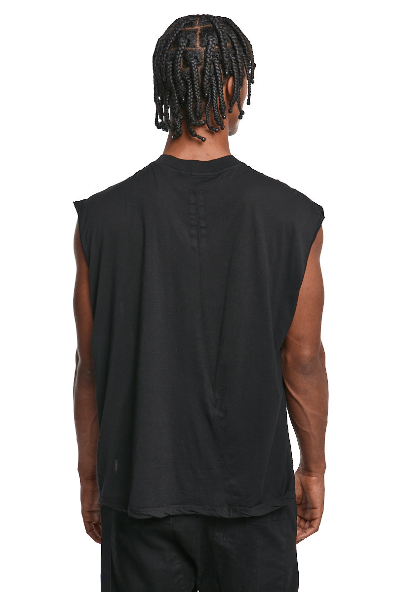 BLACK CROPPED TARP T