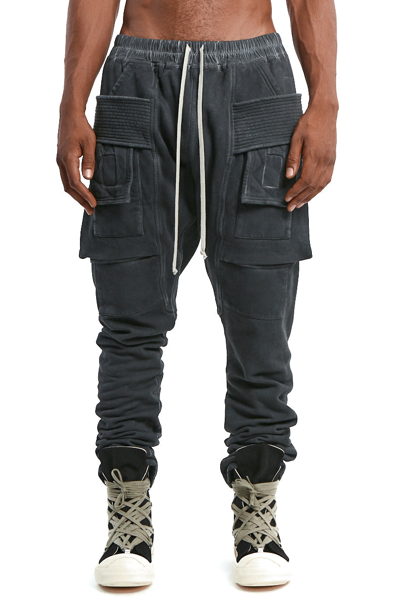 FADED BLACK CREATCH PANTS