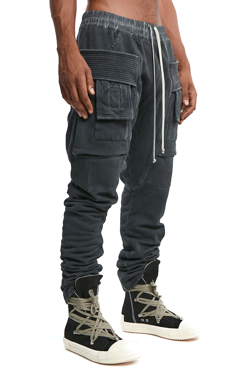 FADED BLACK CREATCH PANTS