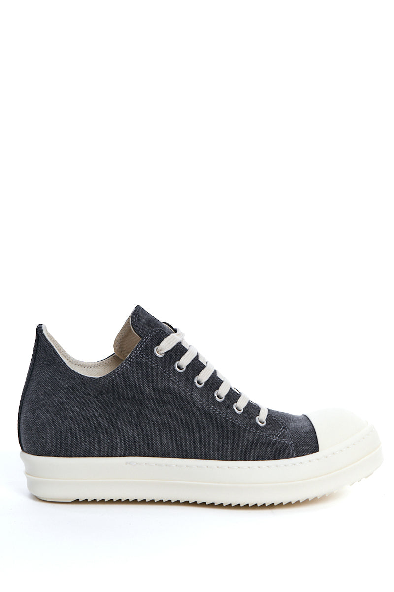 GRAVEL OVERDYED DENIM LOW SNEAKS