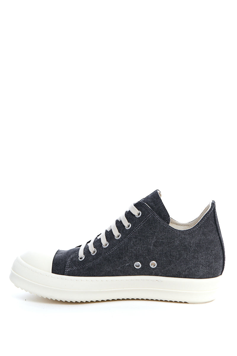 GRAVEL OVERDYED DENIM LOW SNEAKS