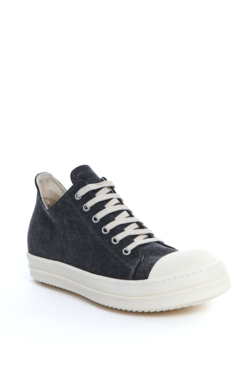 GRAVEL OVERDYED DENIM LOW SNEAKS