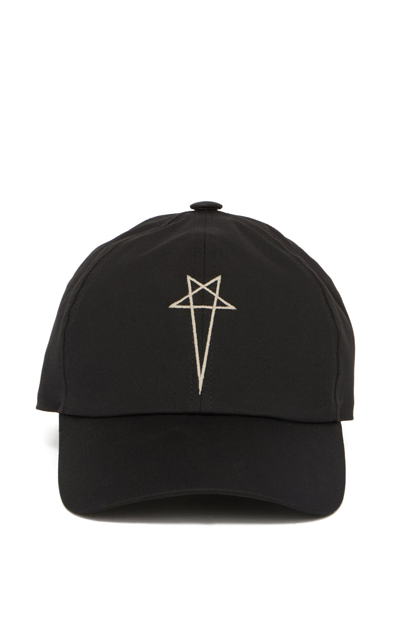 BLACK DRKSHDW EMBROIDERED CAP