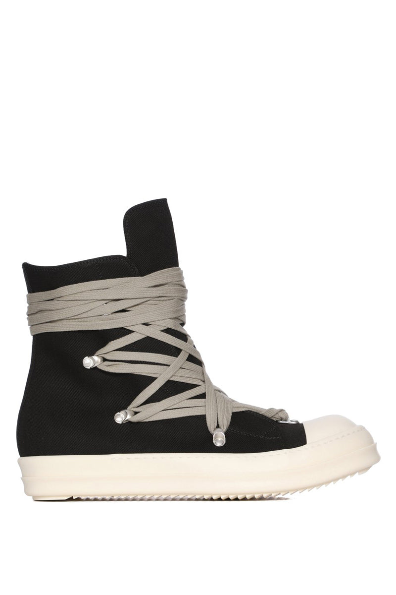 靴 Rick Owens DRKSHDW FW25 MEGALACE SNEAKS Rick Owens DRKSHDW | Shop Online | Black Megalace Sneaks