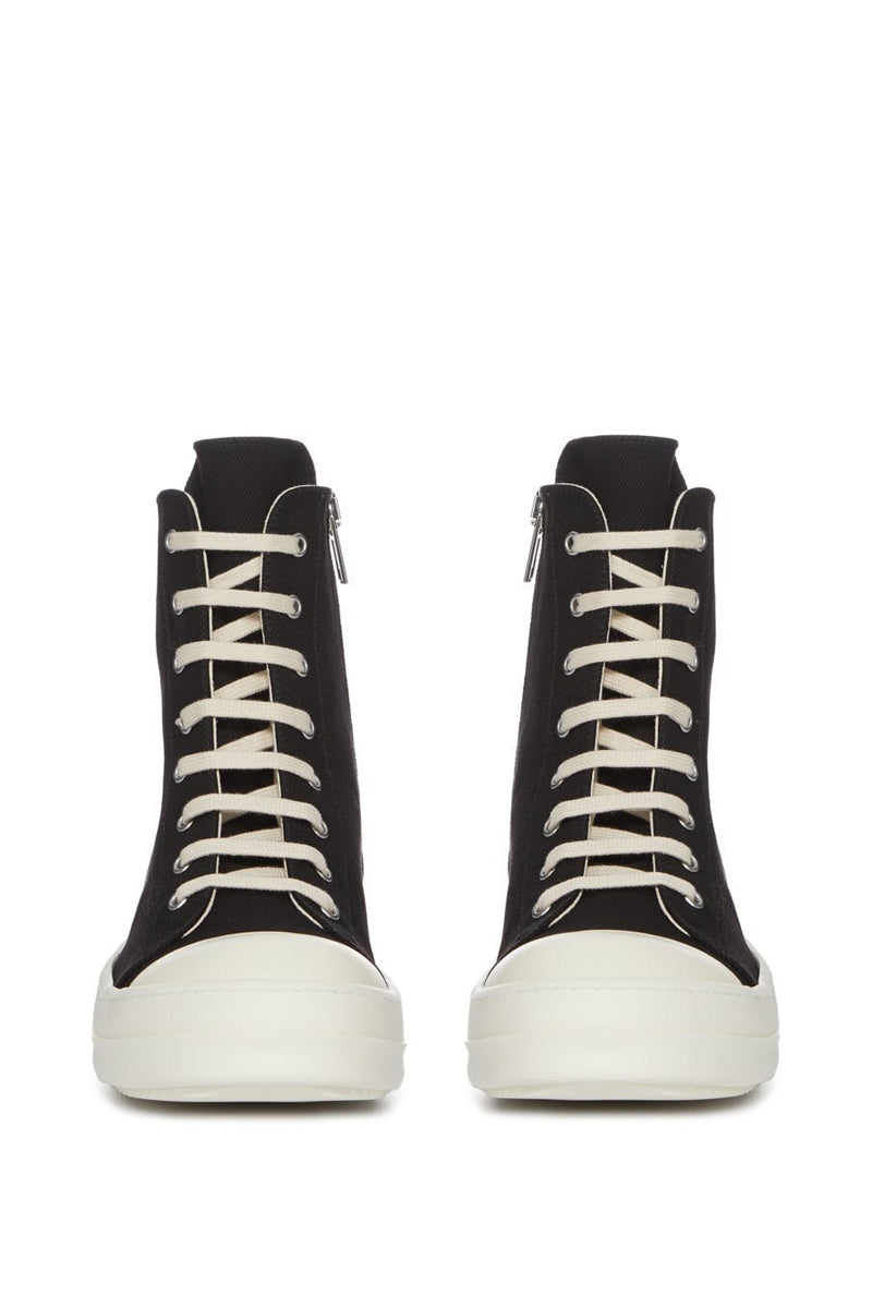 BLACK OVER-DYED DENIM SNEAKS