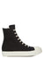 BLACK OVER-DYED DENIM SNEAKS
