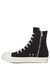BLACK OVER-DYED DENIM SNEAKS
