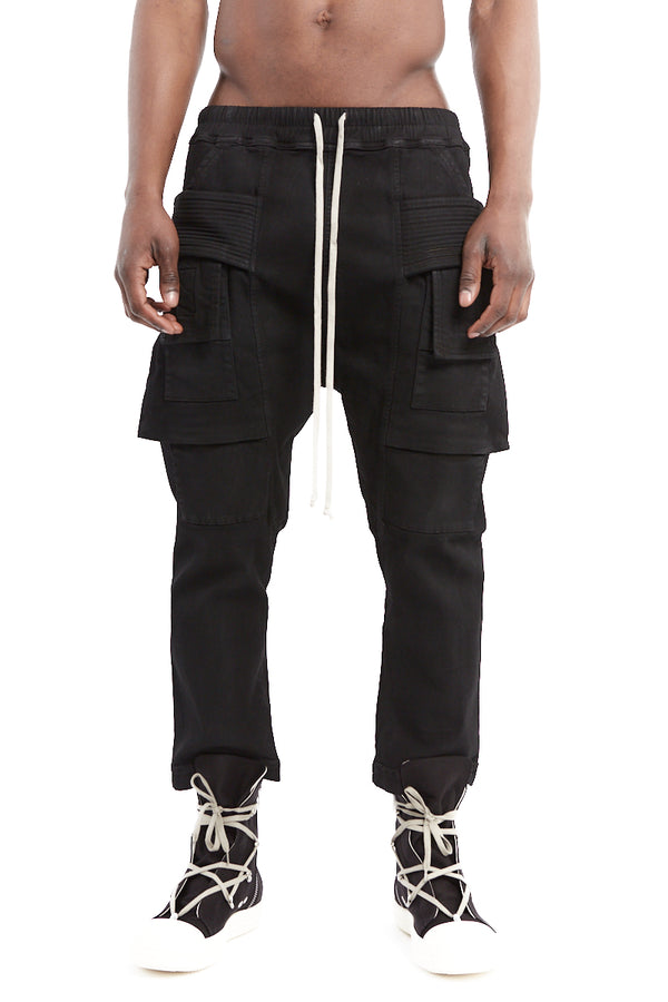 Rick Owens DRKSHDW | Shop Online | Creatch Cargo Cropped Denim Pants -  Aleluya Concept Store