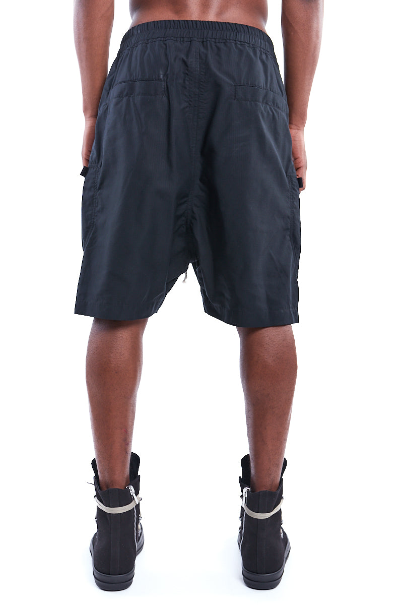 Rick Owens DRKSHDW | Shop Online | Black Bauhaus Shorts