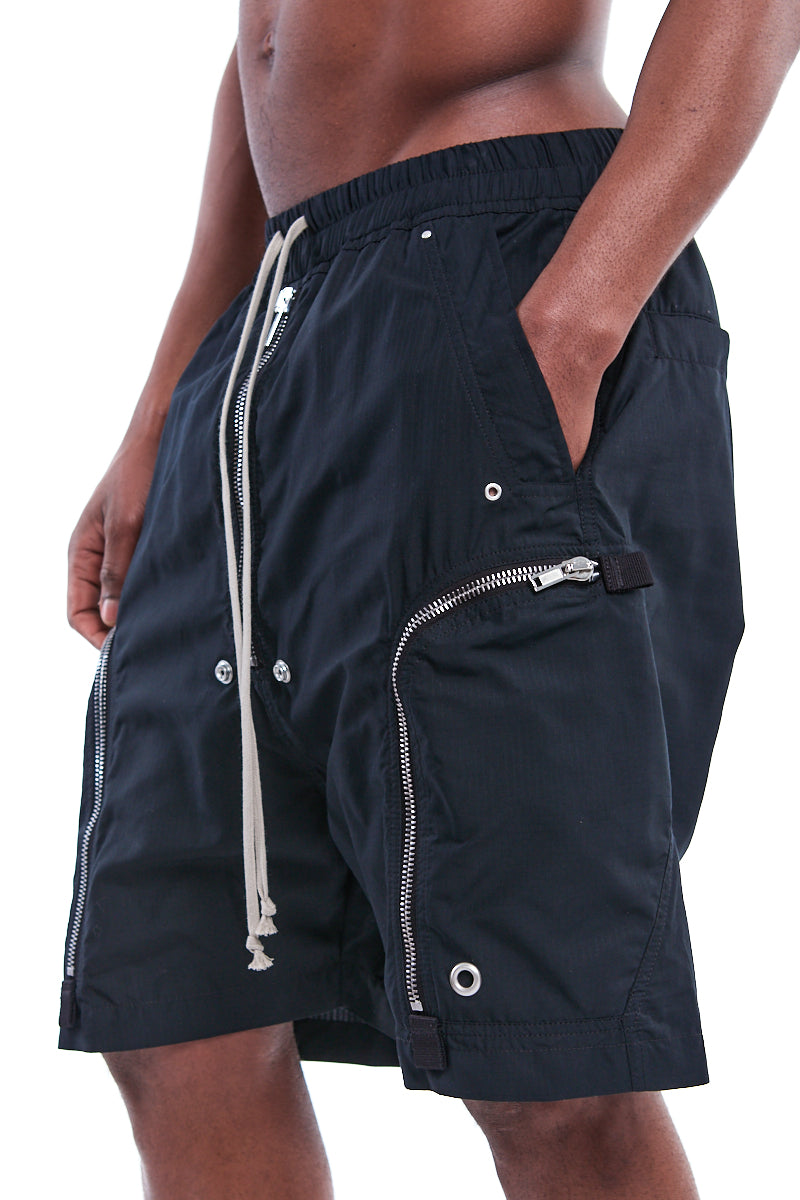 BLACK BAUHAUS SHORTS