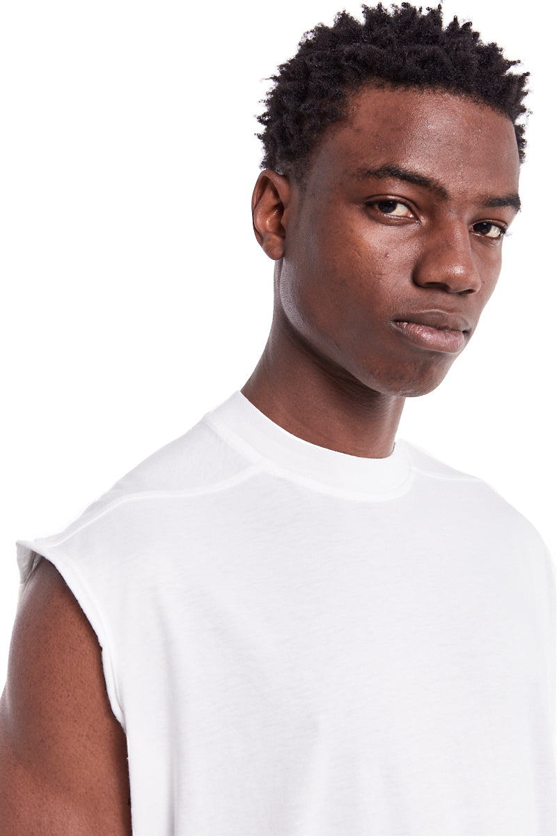 rick owens tarp tee Rick Owens DRKSHDW | Shop Online | SS25 | Milk Tarp Tee