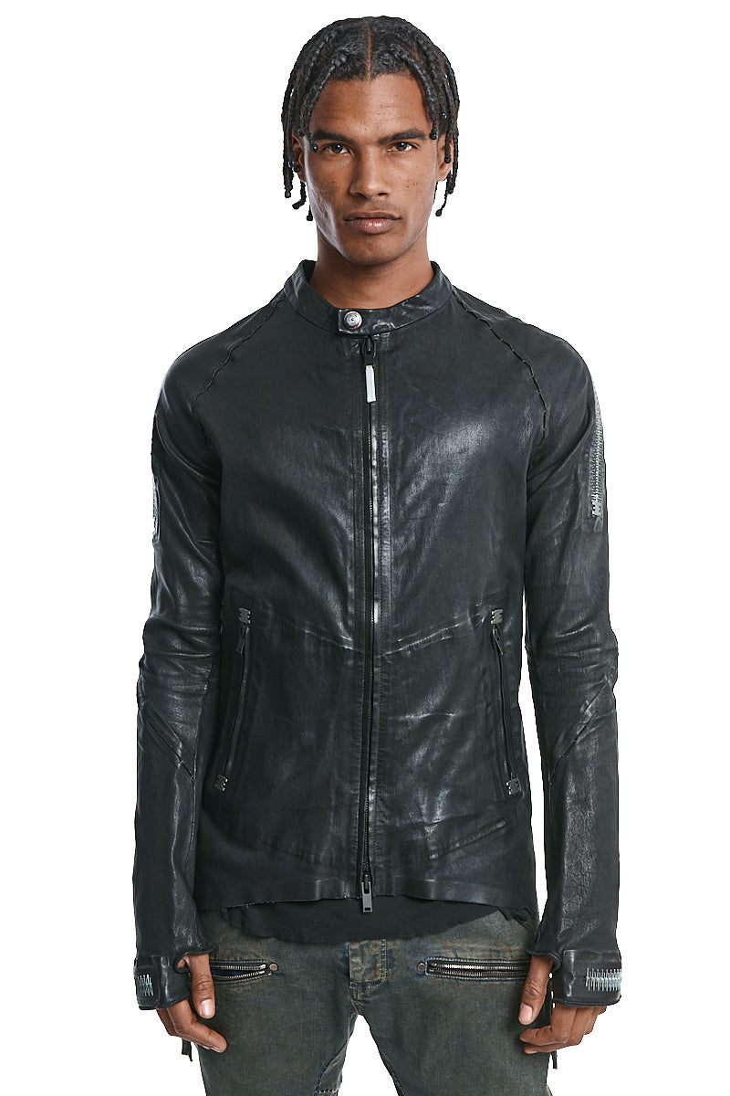 AZYMUTE-NEO STRETCH LEATHER JACKET