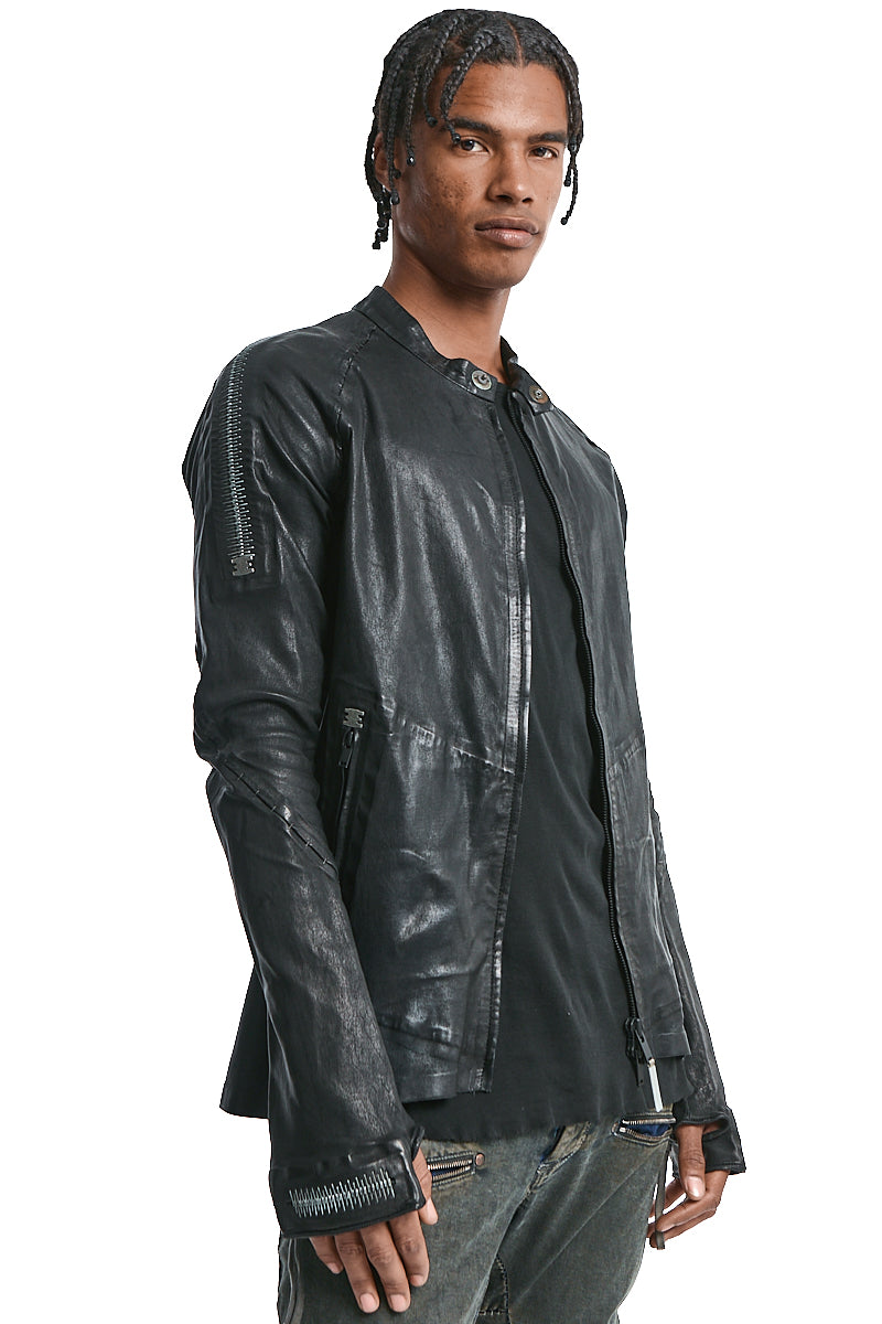 AZYMUTE-NEO STRETCH LEATHER JACKET