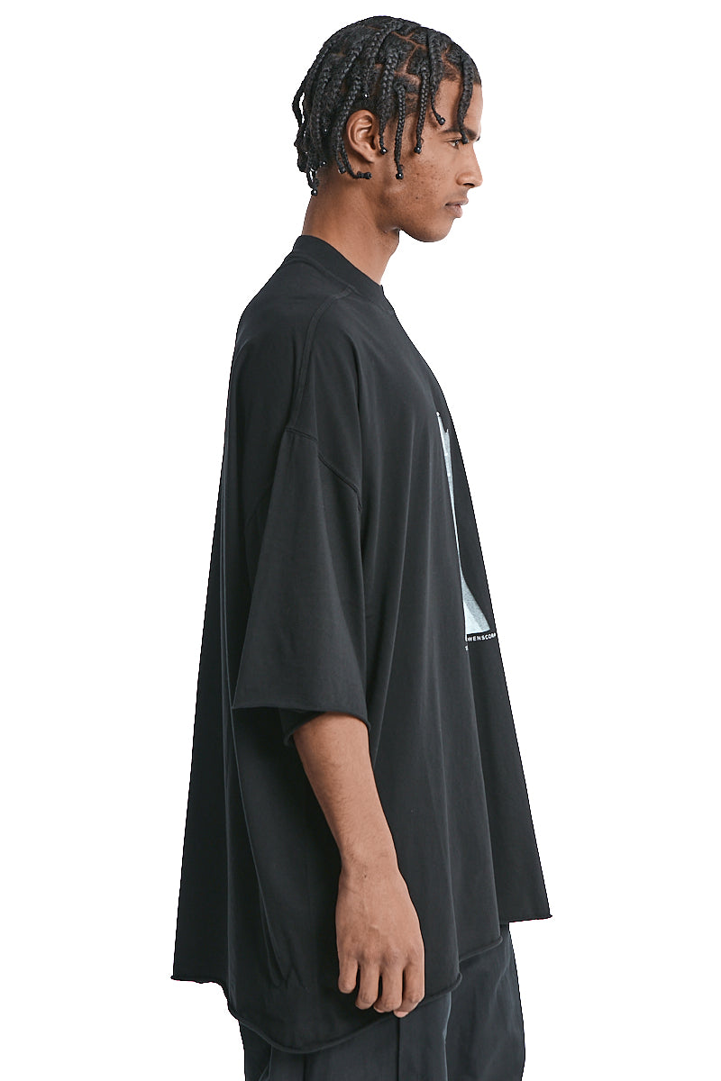 BLACK PRINT TOMMY TEE | RN
