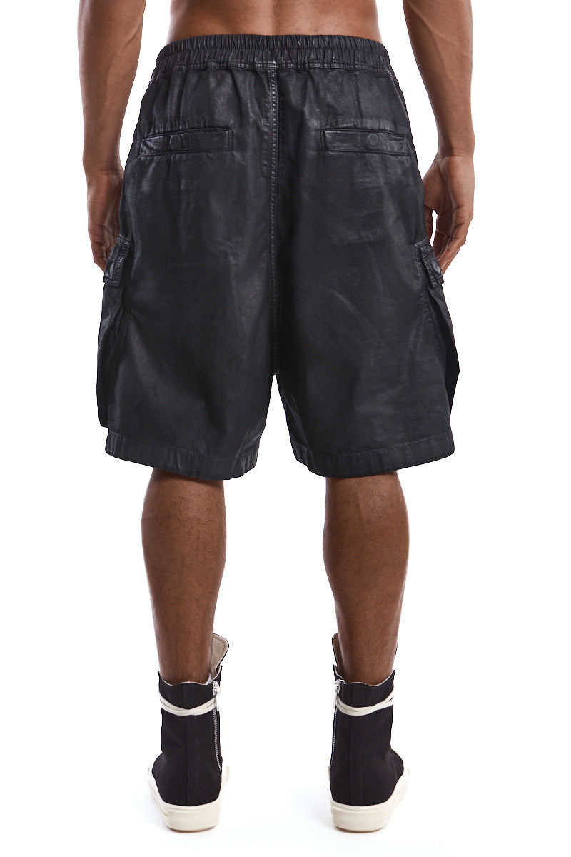 Rick Owens DRKSHDW | Shop Online | Black Cargo Bela Shorts