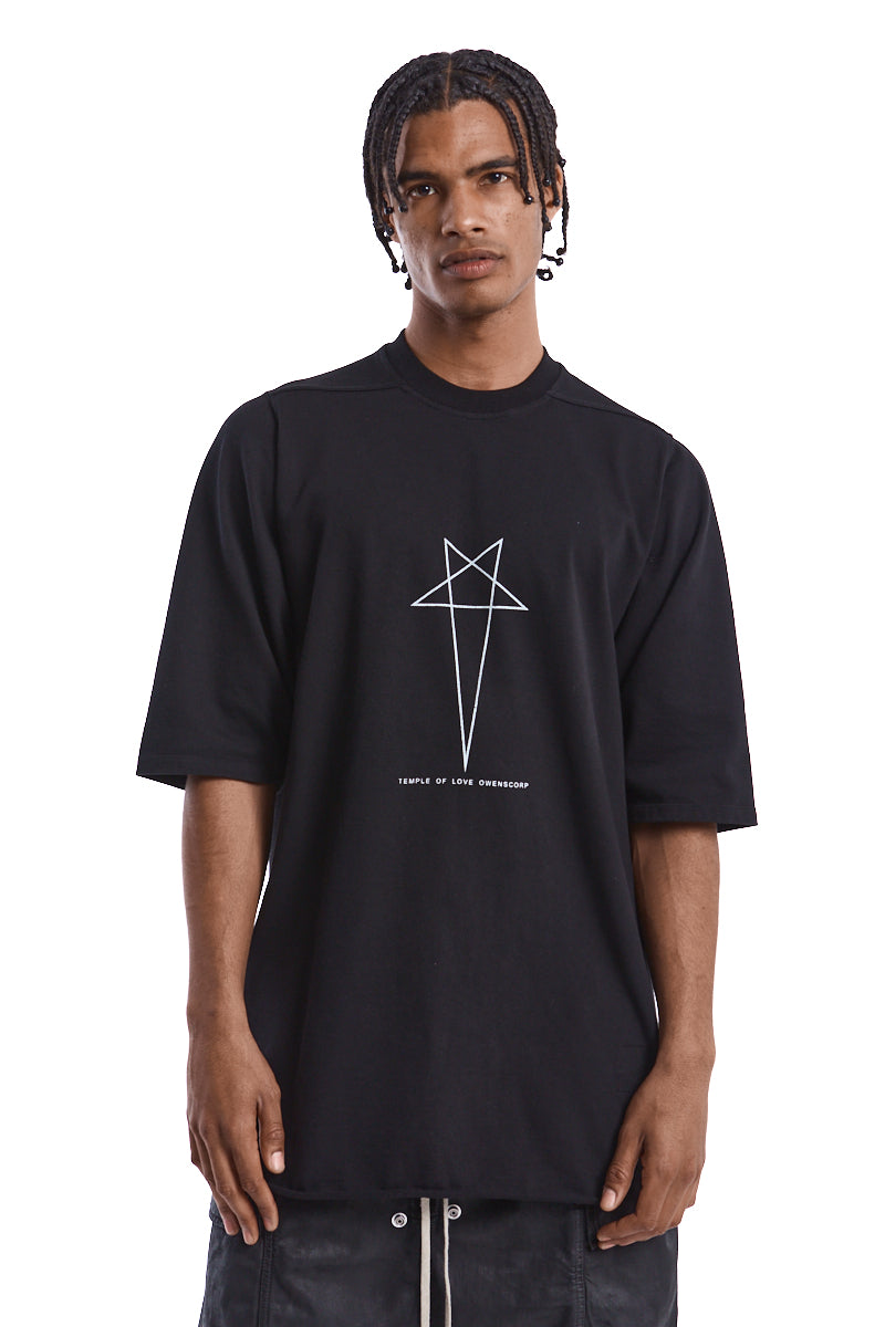 BLACK PENTA PRINT JUMBO TEE | RIG