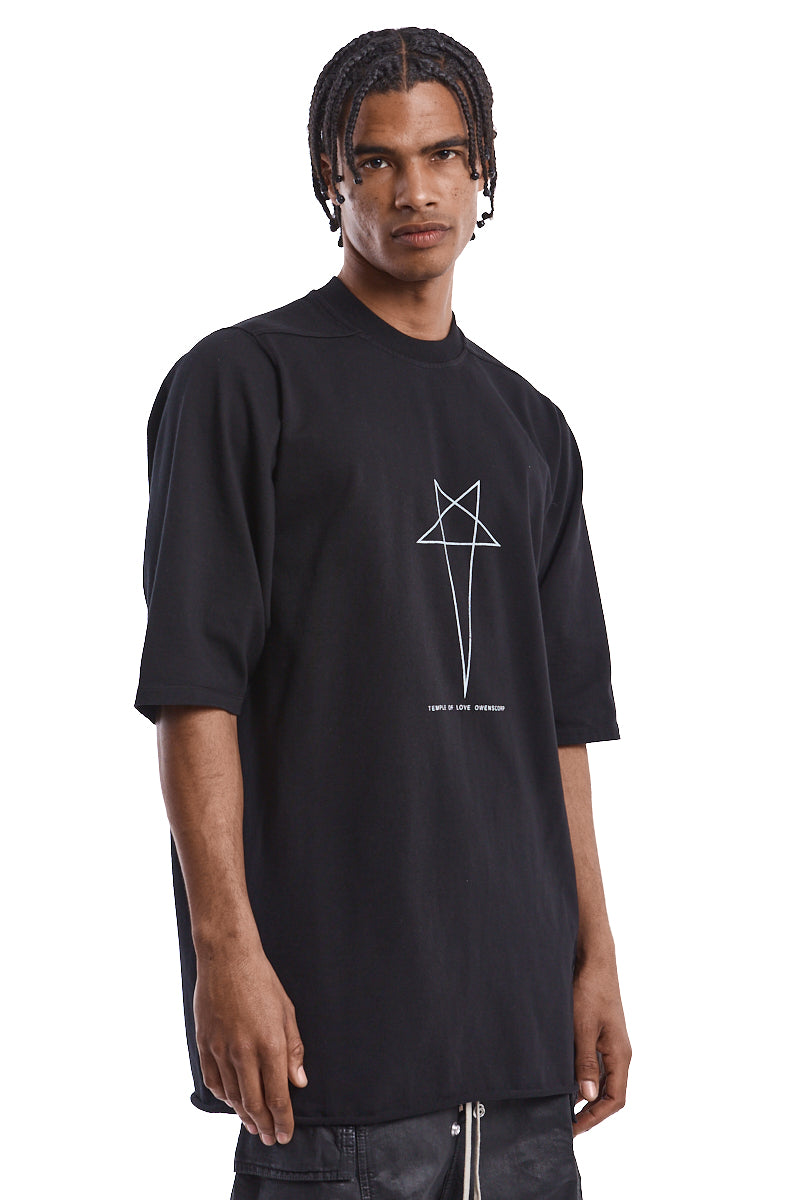 BLACK PENTA PRINT JUMBO TEE | RIG