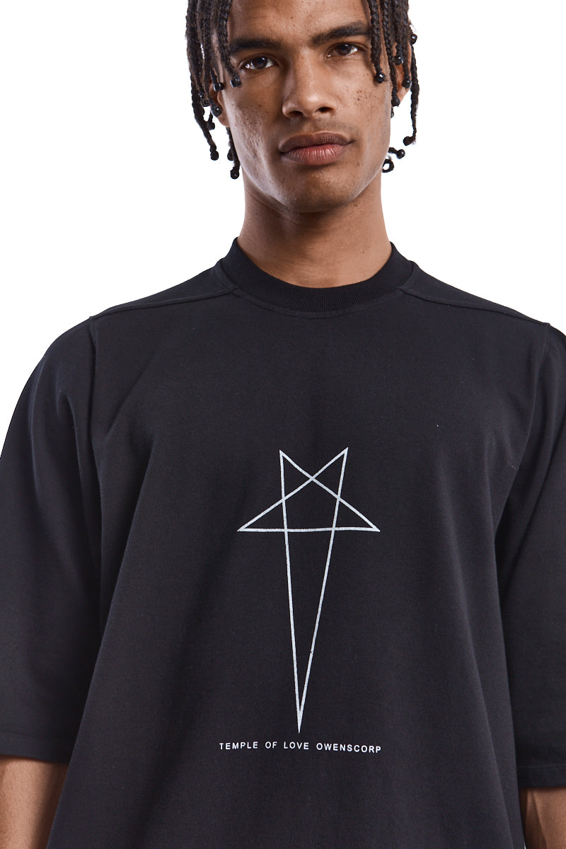 BLACK PENTA PRINT JUMBO TEE | RIG