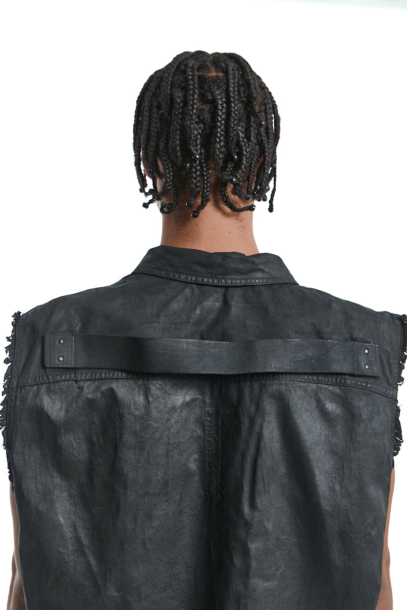 BLACK JUMBO OUTER-SHIRT