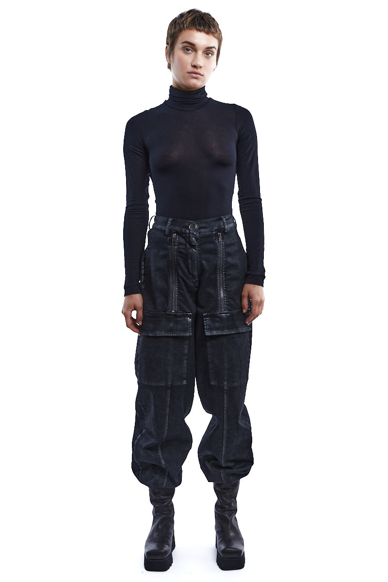 CASHMERE BLEND TURTLENECK TOP