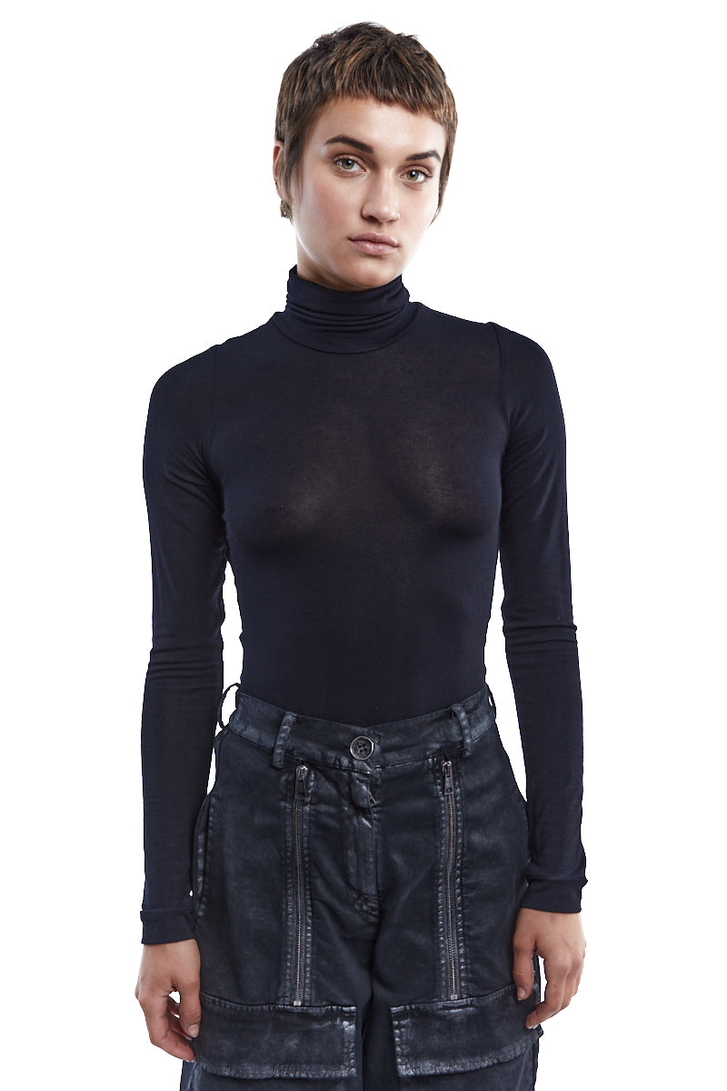 CASHMERE BLEND TURTLENECK TOP