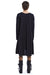 BLACK VISCOSE TUNIC DRESS