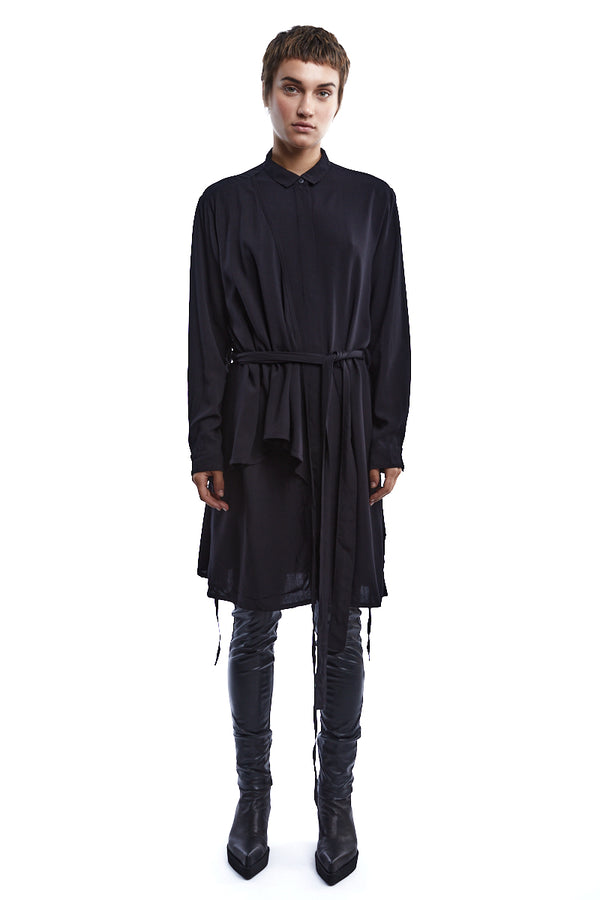 Studio B3 | Shop Online | AW24 | Black Soft Tunic Shirt - Aleluya ...