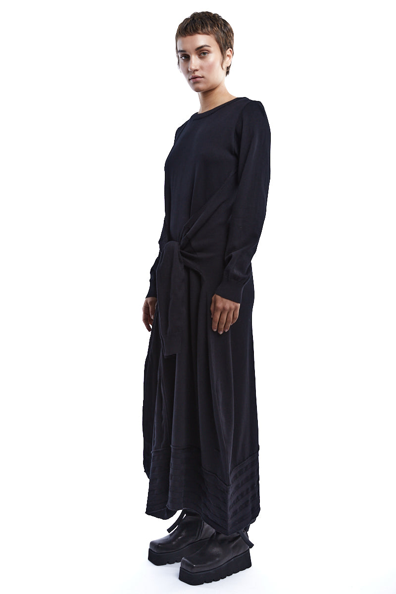 4 SLEEVES KNITTED DRESS