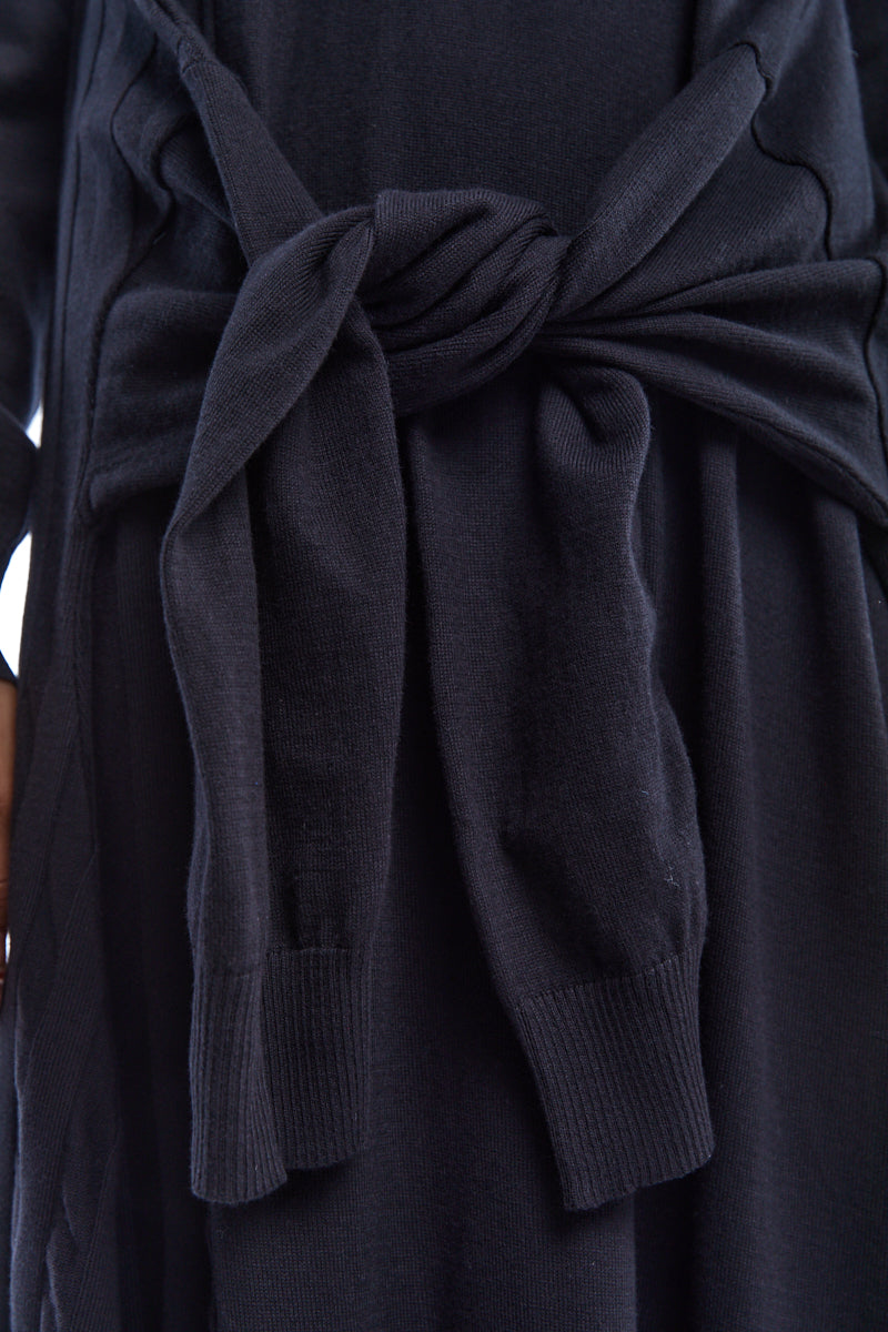 4 SLEEVES KNITTED DRESS