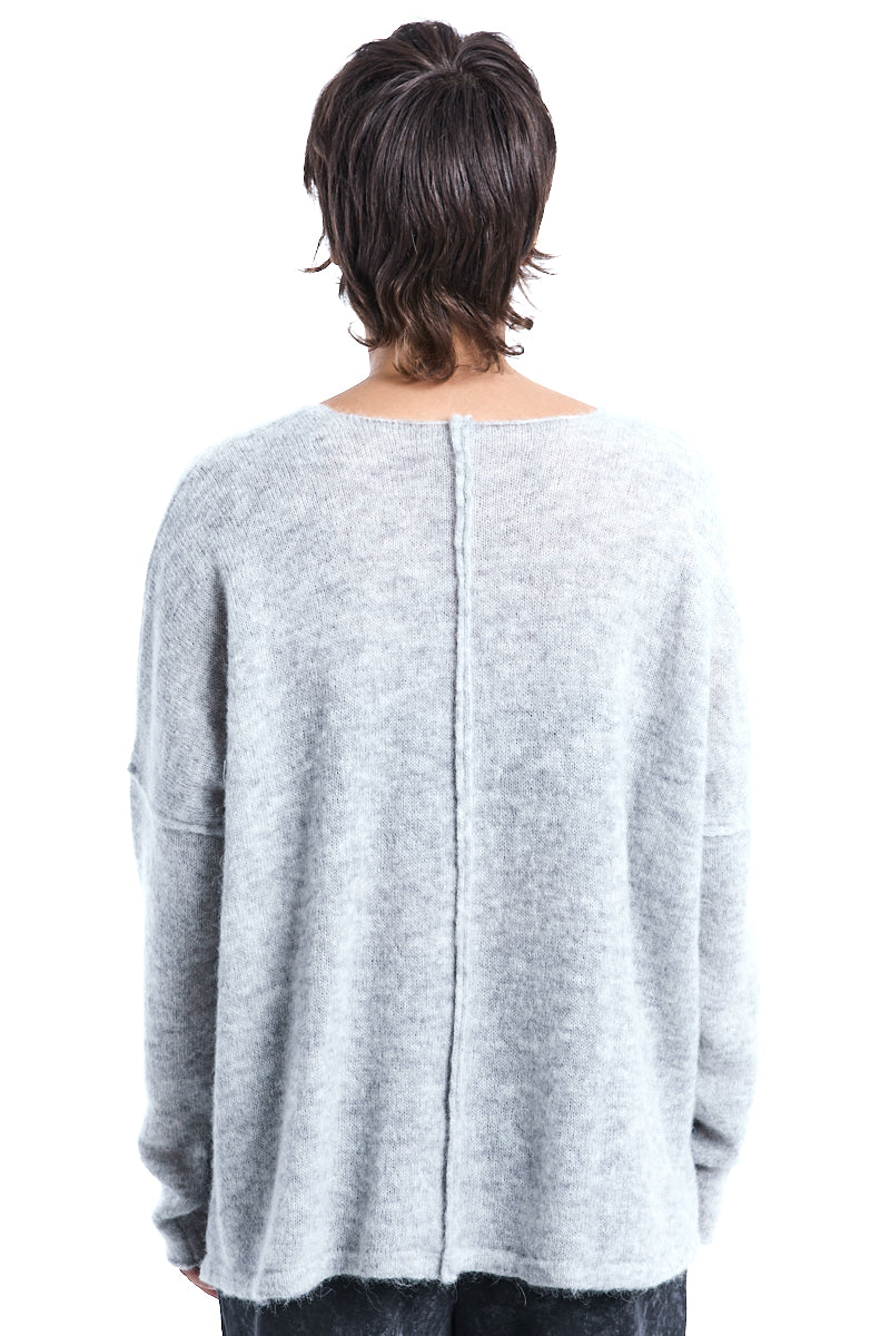 PEARL JUMPER WITH REMOVABLE SNOOD