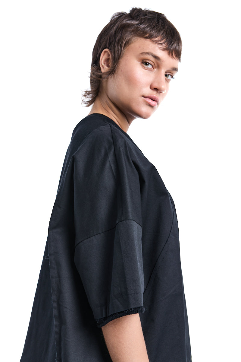 BLACK OVERSIZE TOP