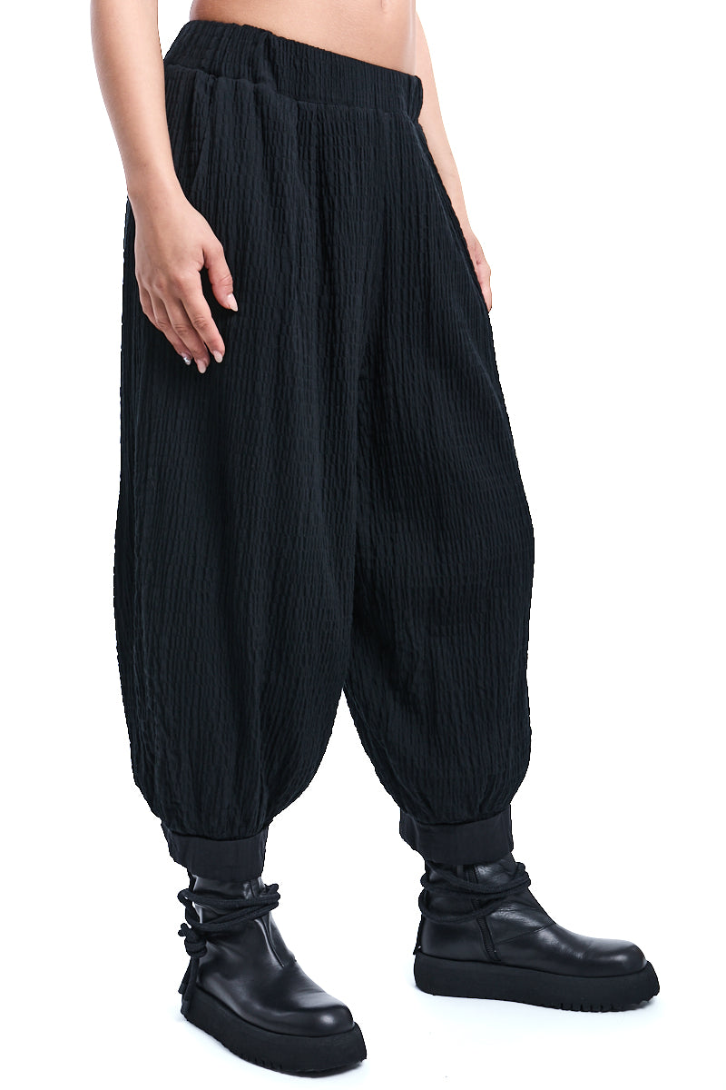CRINKLED SOFT PANTS