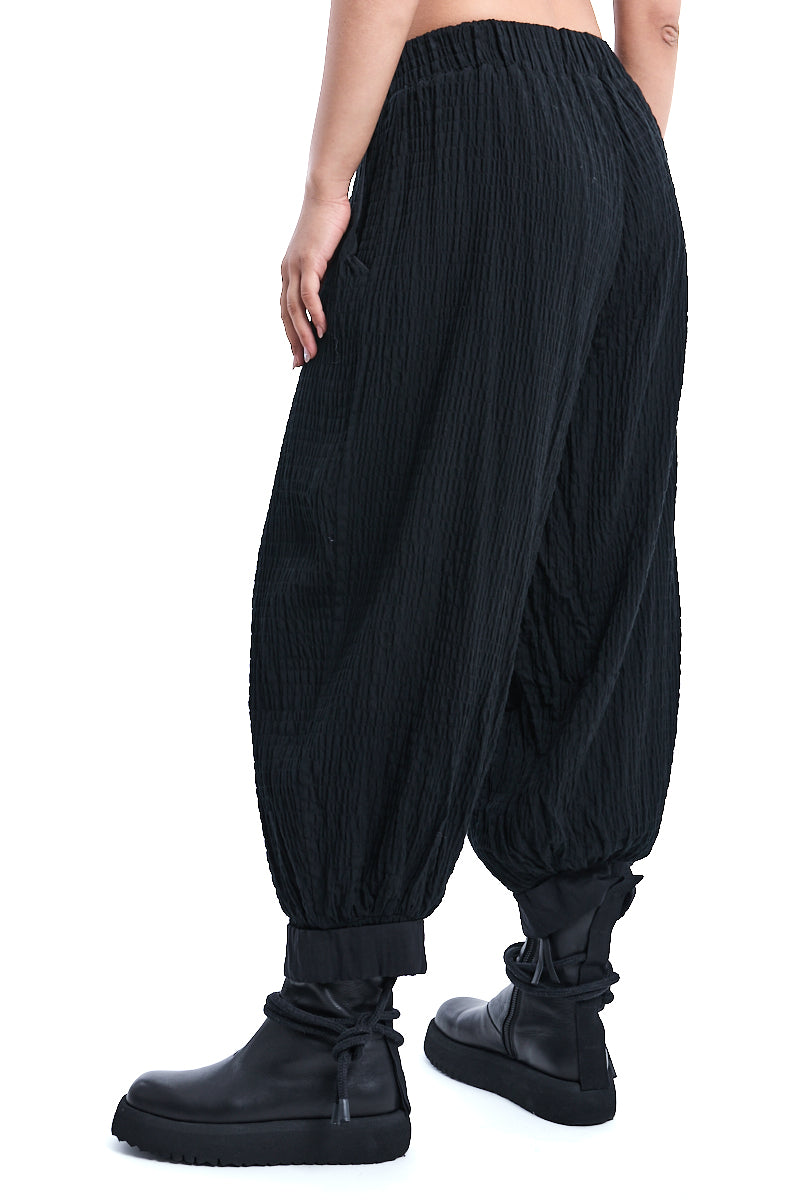 CRINKLED SOFT PANTS
