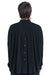 BLACK CRINKLED SOFT SHIRT