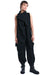 BLACK CRINKLED SOFT GILET
