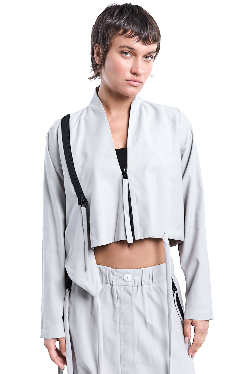 PEARL SOFT ZIPPED JACKET