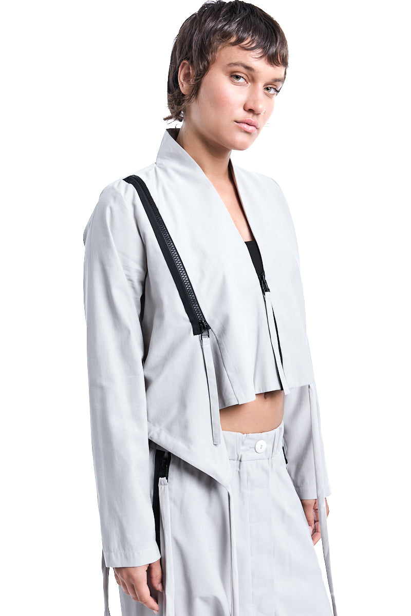 PEARL SOFT ZIPPED JACKET