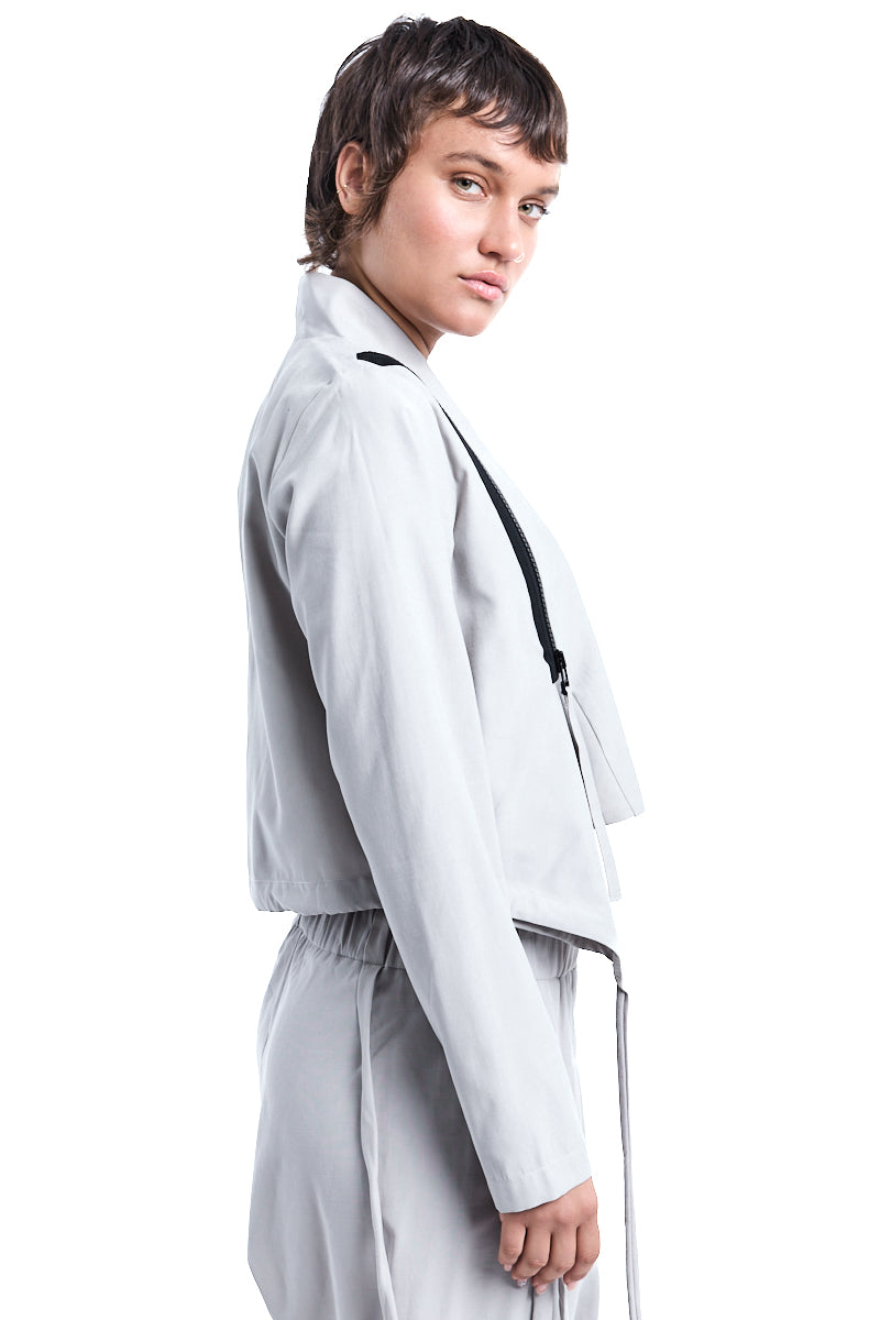 PEARL SOFT ZIPPED JACKET