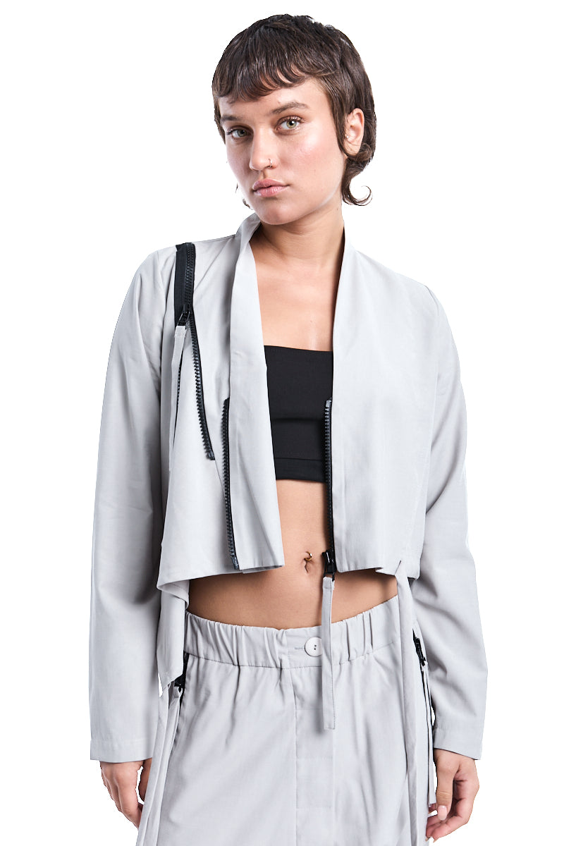 PEARL SOFT ZIPPED JACKET