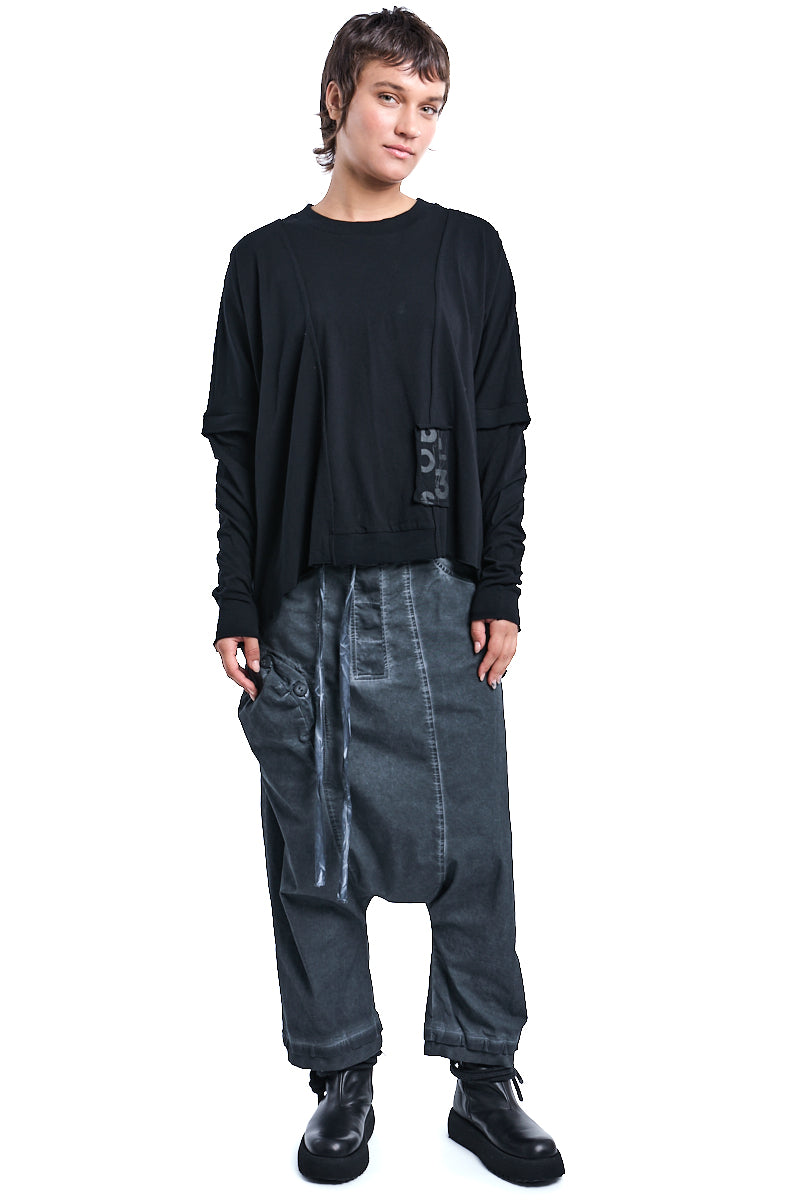 BACK PRINT OVERSIZE TUNIC