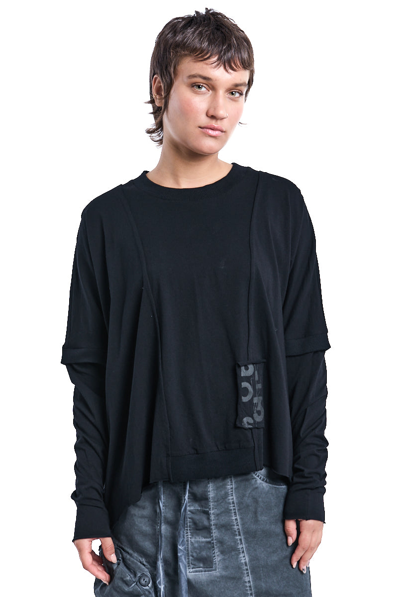 BACK PRINT OVERSIZE TUNIC