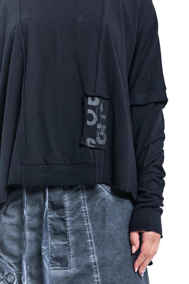 BACK PRINT OVERSIZE TUNIC