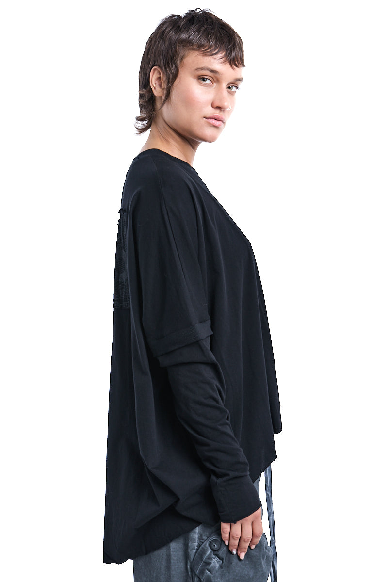 BACK PRINT OVERSIZE TUNIC