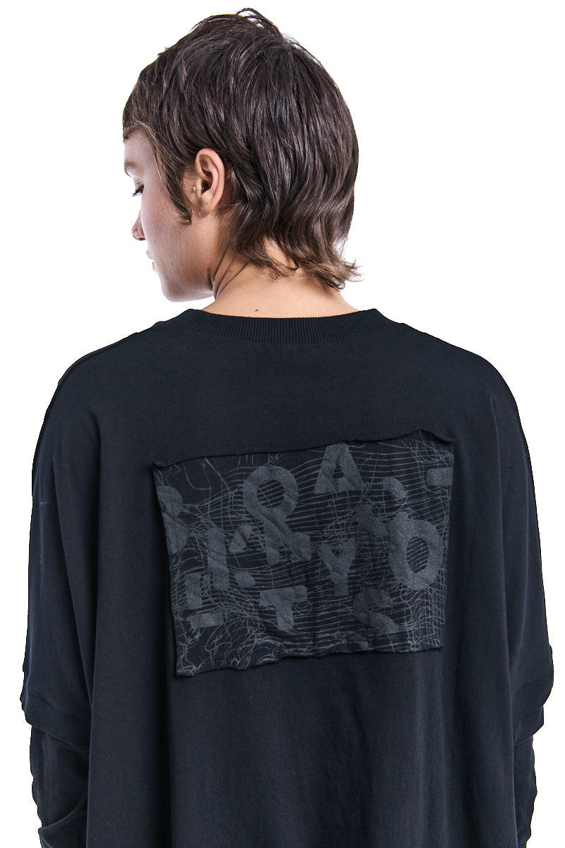 BACK PRINT OVERSIZE TUNIC